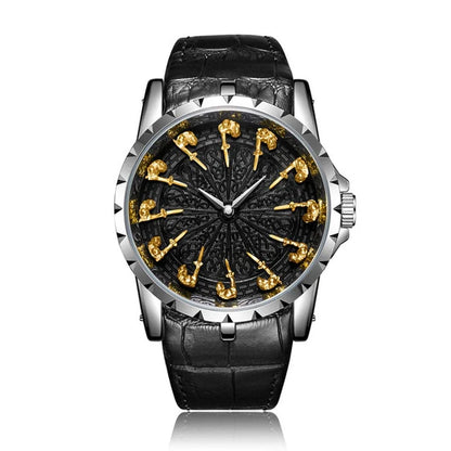ONOLA Luxury Vintage Twelve Knights watch